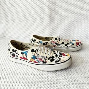 Vans x Disney Mickey Mouse 90th Birthday Low Top Sneakers Limited Edition 10 Men